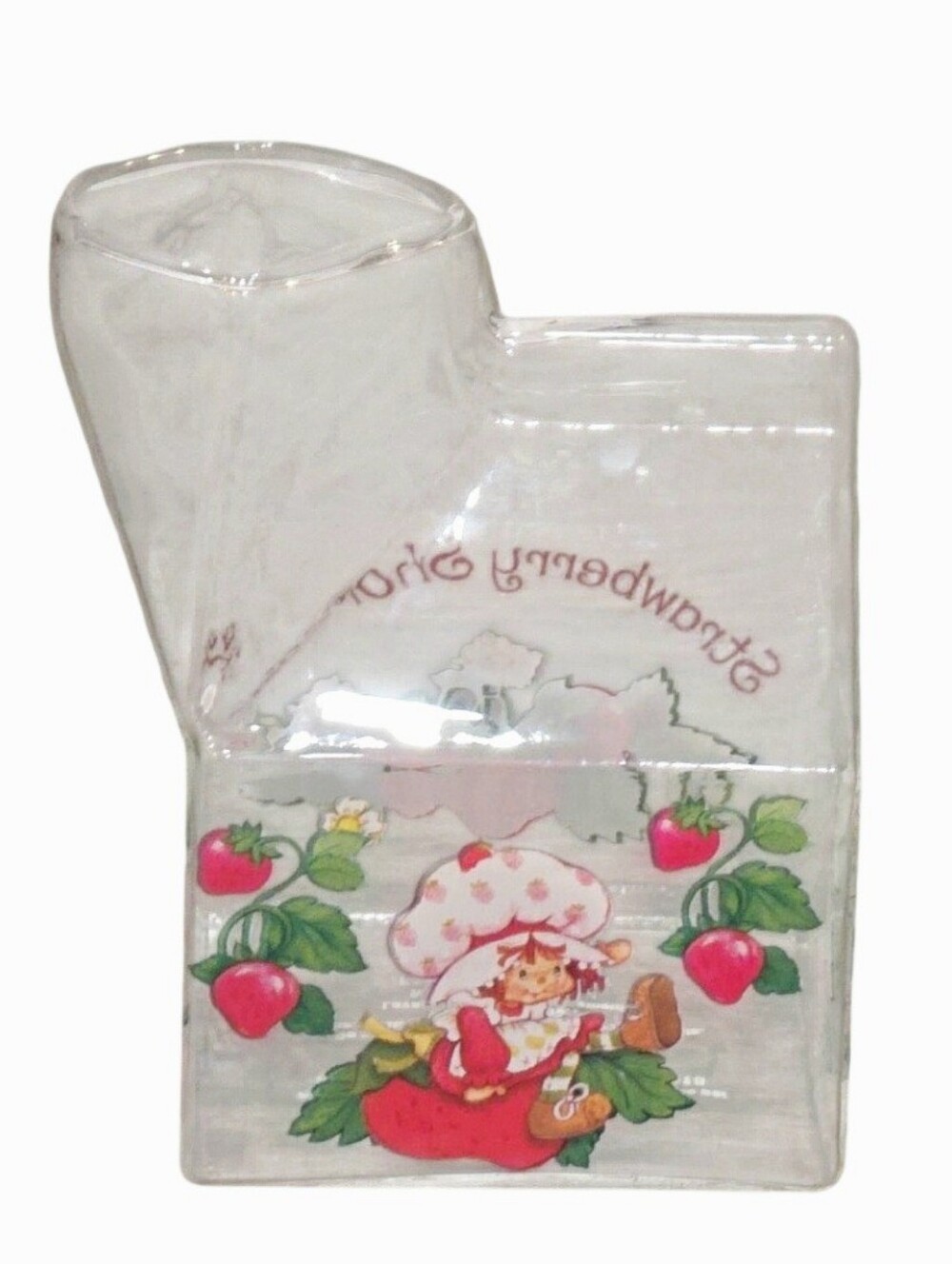 Silver Buffalo Strawberry Shortcake Glass Milk Cup